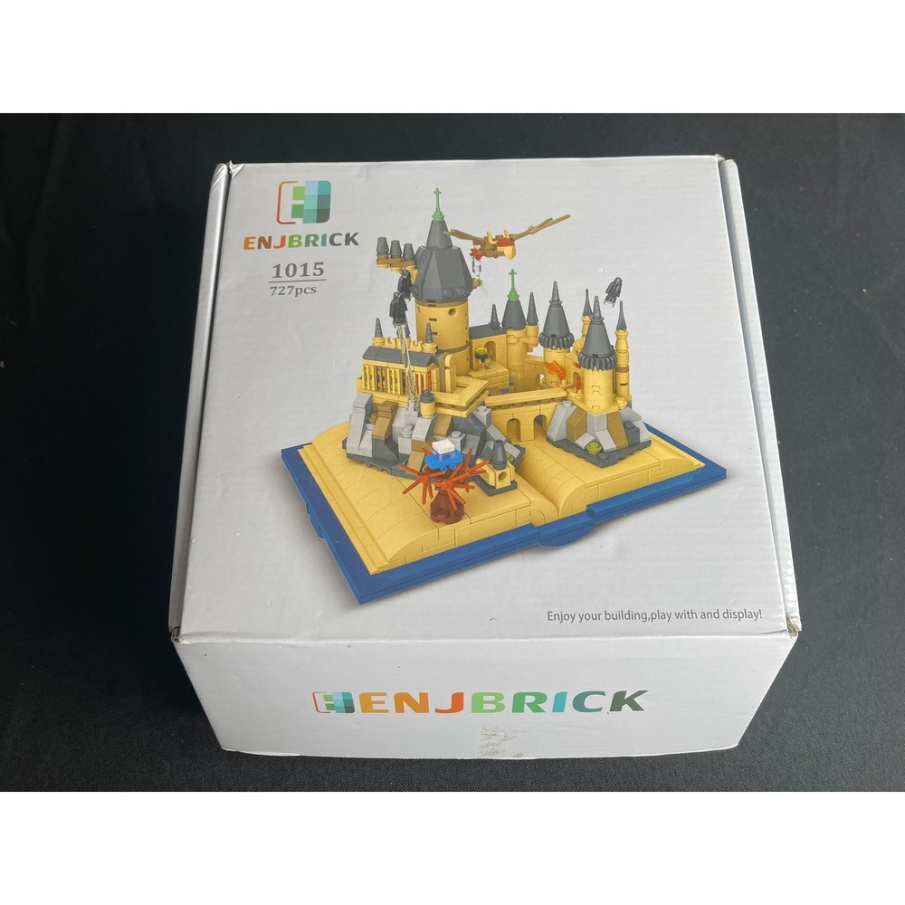 Enjbrick Castle Grimoire Building Set 1015 Magic Book 727pcs Fantasy Dragon New